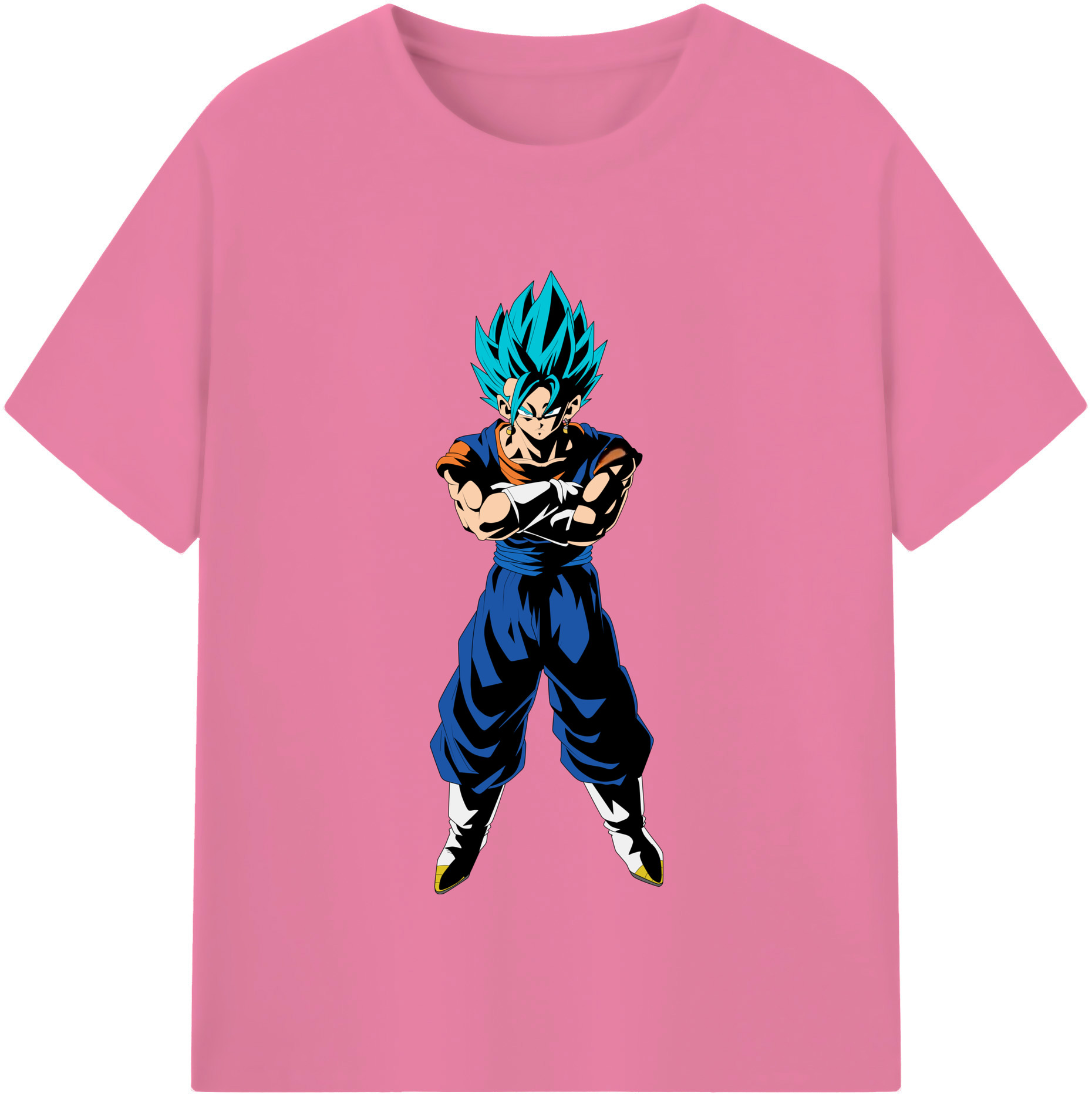 （画像用） ドラゴンボール ベジット DRAGON BALL Vegetto 綿100％半袖Tシャツ（フロントプリント）